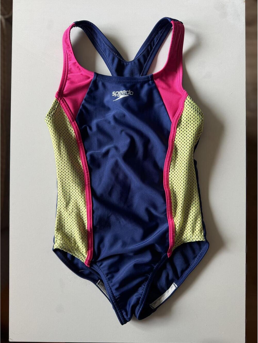 Girls' One-Piece Colorblock Swimsuit Size S/P/CH